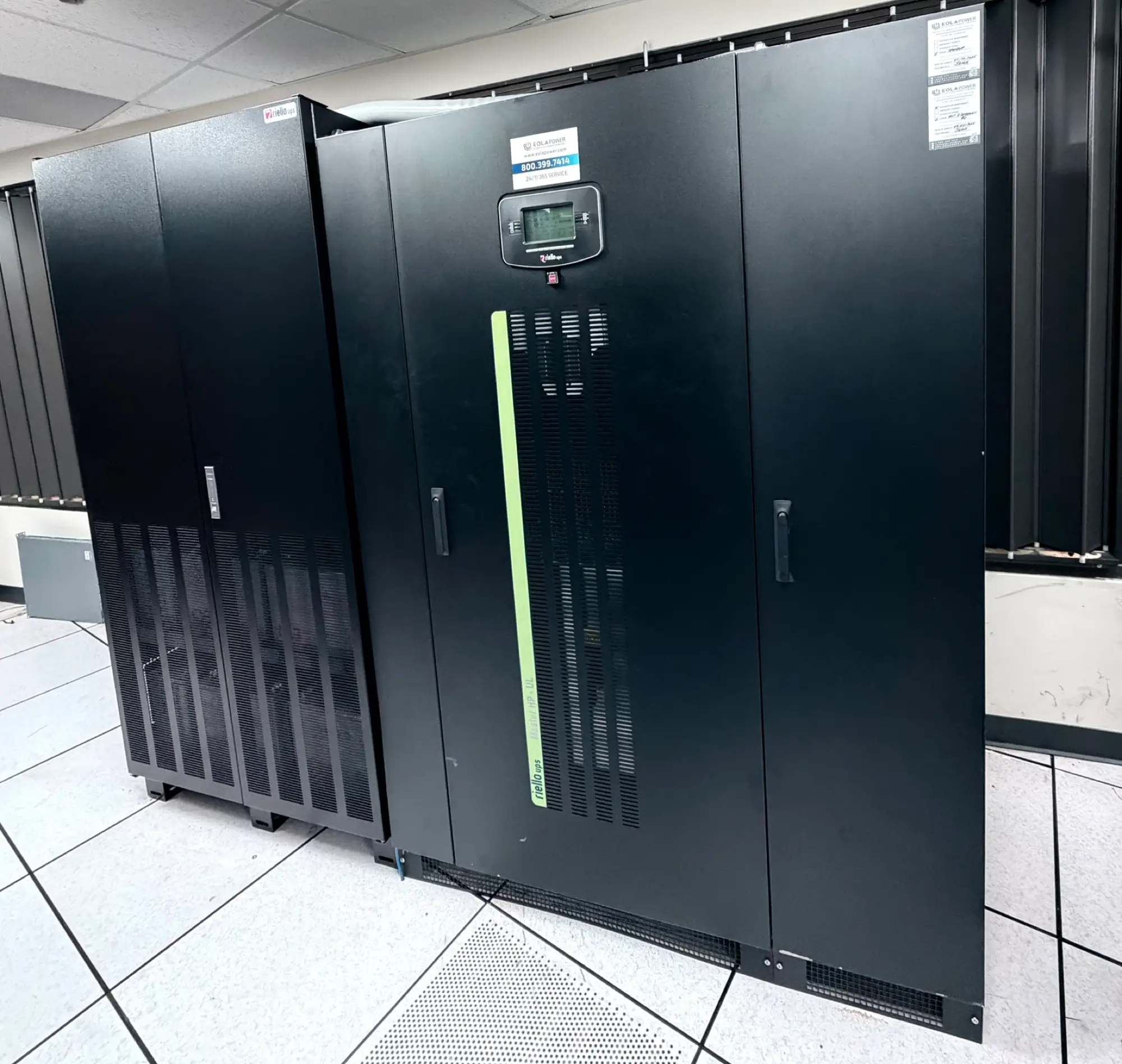 UPS plant on the data center floor