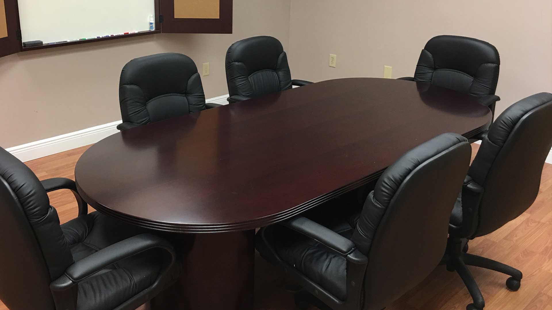 Our conference room where all the leaders in our company meet on a regular basis.