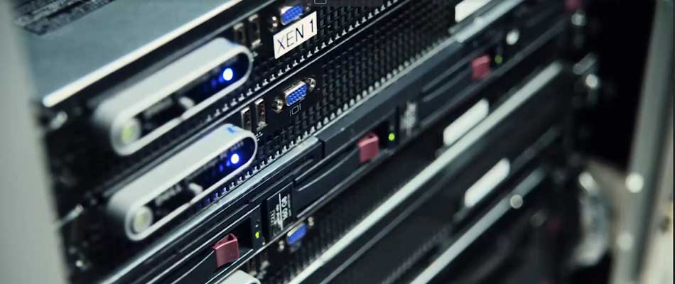 A clients server that is stored at our data center. They use our colocation services.